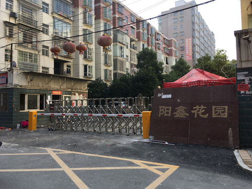 耒阳阳鑫花园-电动门、两台道闸