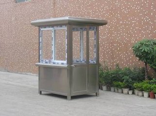 不锈钢岗亭 (2)